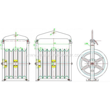 Bundled Conductor Sringing Pulley Block